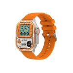 Blisbond Robin AMOLED Display Bluetooth Calling Smart Watch (Body Color: Orange)