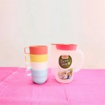 800ml Food Grade Picnic Jug &amp; 4 Piece Cup Set