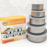Protect Fresh Box 5 Pieces High Quality Stainless Steel Ware Set10-18cm